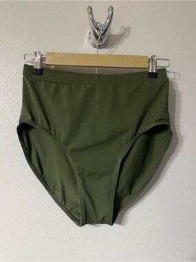 balera Olive Green High Waist Swim Bottoms